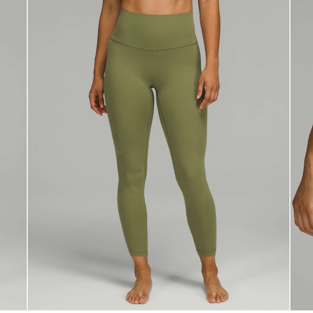 Lululemon Align High Rise Pant 25” in Bronze Green Size 6